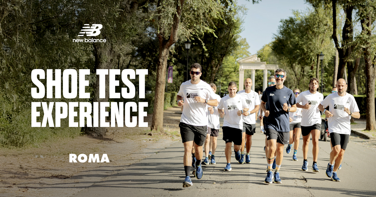 In Rome to test the new 1080 v14 Between running, passion and sharing in the heart of Villa Borghese