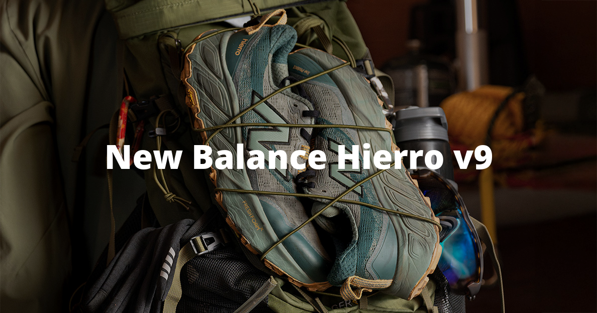 New Balance Fresh Foam X Hierro v9 Comfort and safety on any type of terrain