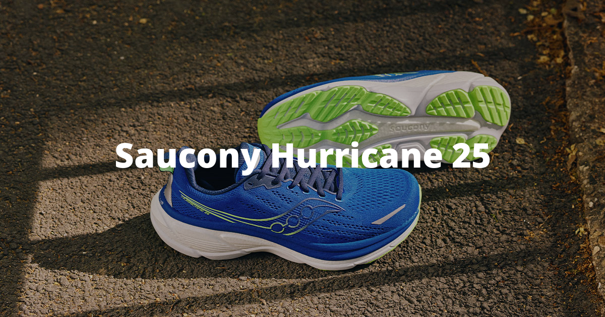 Saucony Hurricane 25 Stability and comfort at every step