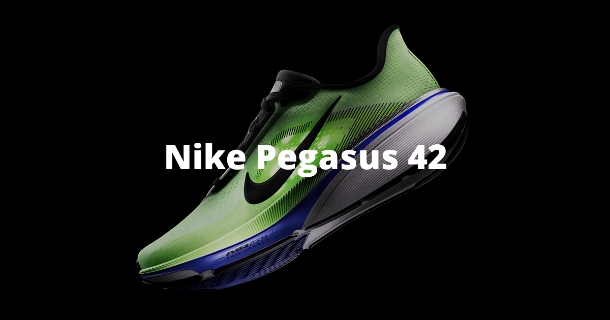 Nike Pegasus 42 Over 40 years of history in a new chapter