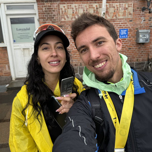 Copenhagen Marathon: Gabriele and Lavinia, MisterRunning ambassadors with Nike