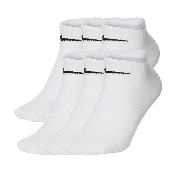 Socks Nike Everyday Lightweight Logo x 6 Socks  White/Black SX7679100