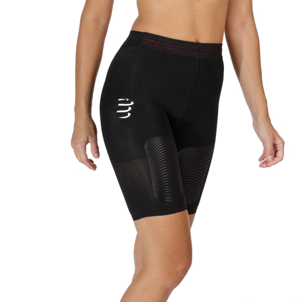 Pantaloncini Trail Running Donna Compressport Under Control 7.5in Short  Black AW00003B990
