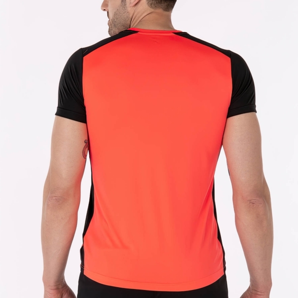Joma Record II Maglietta - Fluor Coral/Black