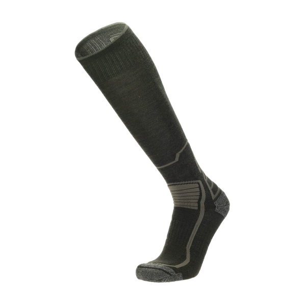 Socks Mico Natural Merinos Medium Weight Socks  Verde Melange CA 3026 164
