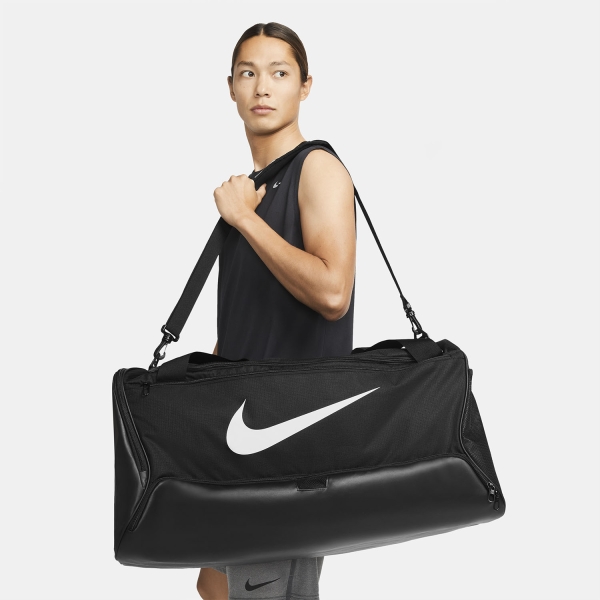 Nike Brasilia 9.5 Duffle - Black/White