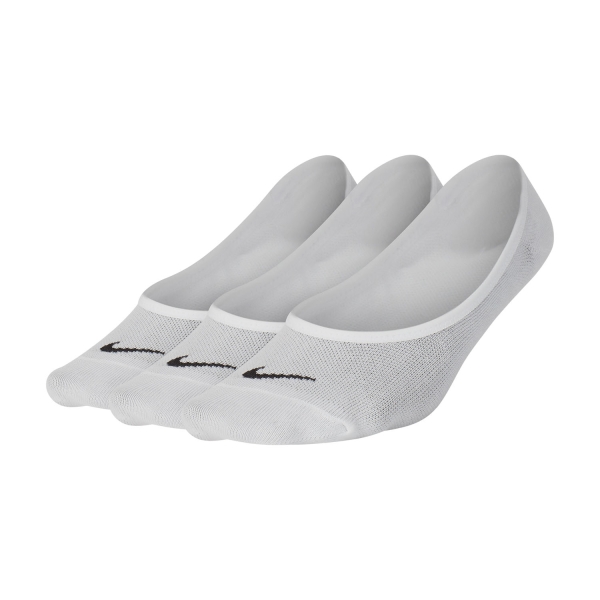 Socks Nike Everyday Lightweight Footie x 3 Socks  White/Black SX4863101