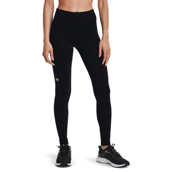 Women's Running Tights Under Armour Authentics Knit Tights  Black/White 13687000001