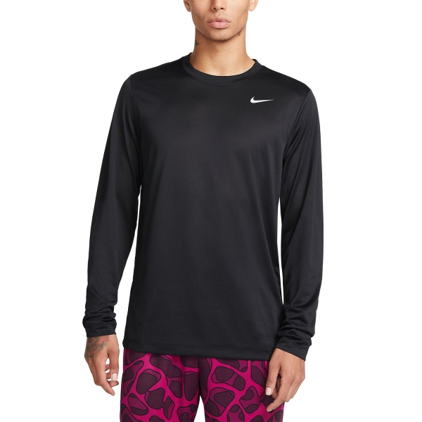 Men's Training Shirt Nike DriFIT Legend Shirt  Black/Matte Silver DX0993010