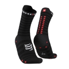 Compressport Pro Racing V4.0 Ultralight Run High Socks - Black/Red