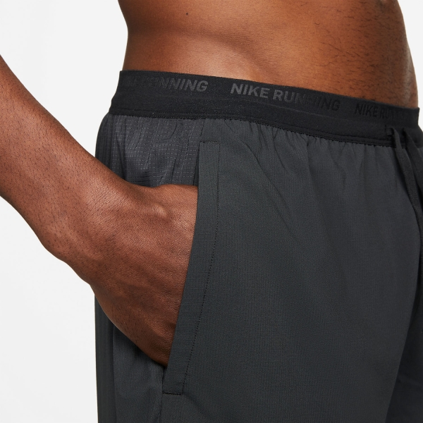 Nike Dri-FIT Stride 5in Shorts - Black/Reflective Silver