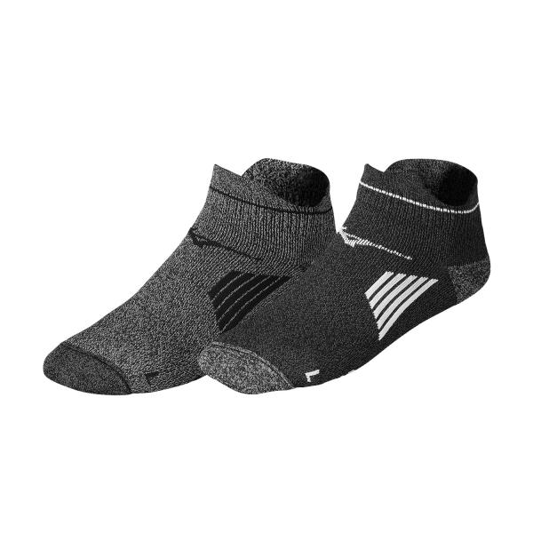 Socks Mizuno Active x 2 Socks  Black/Grey J2GX1055Z09