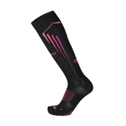 Mico Compression Oxi-Jet Light Weight Socks - Nero/Fucsia Fluo