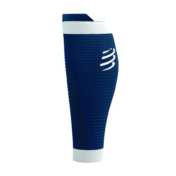 Compressport R2 3.0 Compression Calf Sleeves - Estate Blue/White