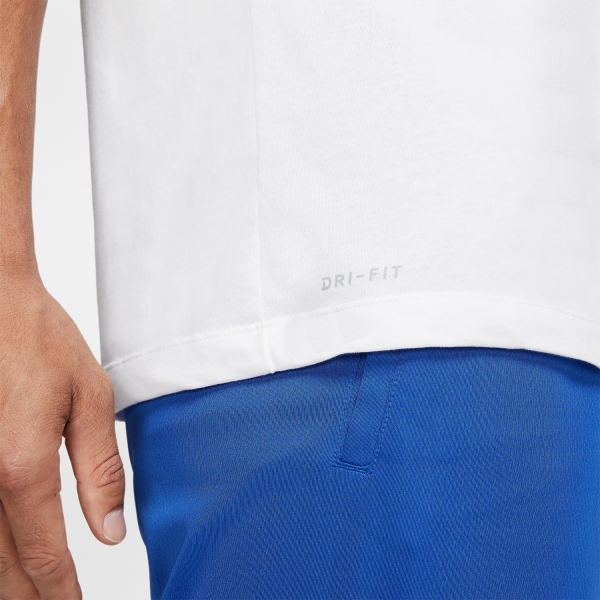Nike Dri-FIT Swoosh Logo T-Shirt - White/Black