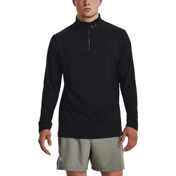 Men's Running Shirt Under Armour Qualifier Run 2.0 Shirt  Black 13792880001