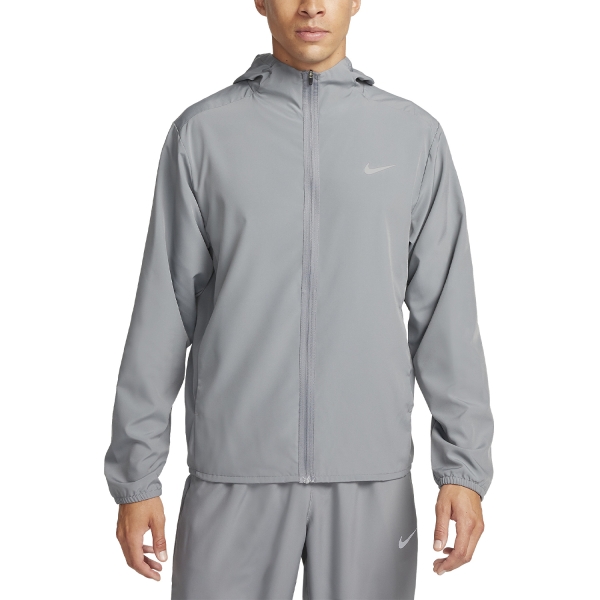 Men's Training Jacket and Hoodie Nike DriFIT Form Jacket  Smoke Grey/Reflective Silver FB7482084