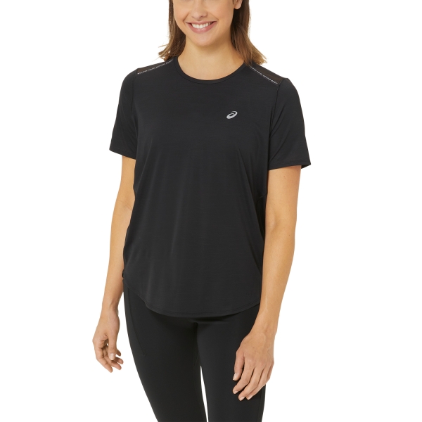 Women's Running T-Shirts ASICS Road TShirt  Performance Black 2012C969001