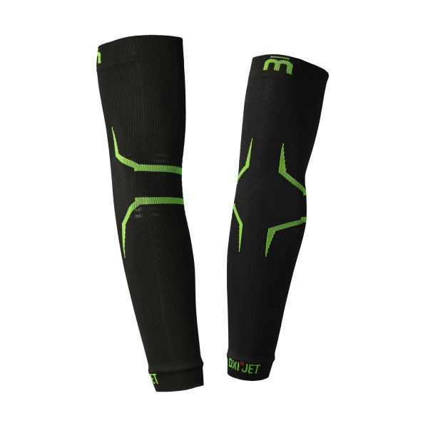 Compression Sleeve Mico OxiJet Compression Sleeves  Nero/Verde Fluo AC1120155
