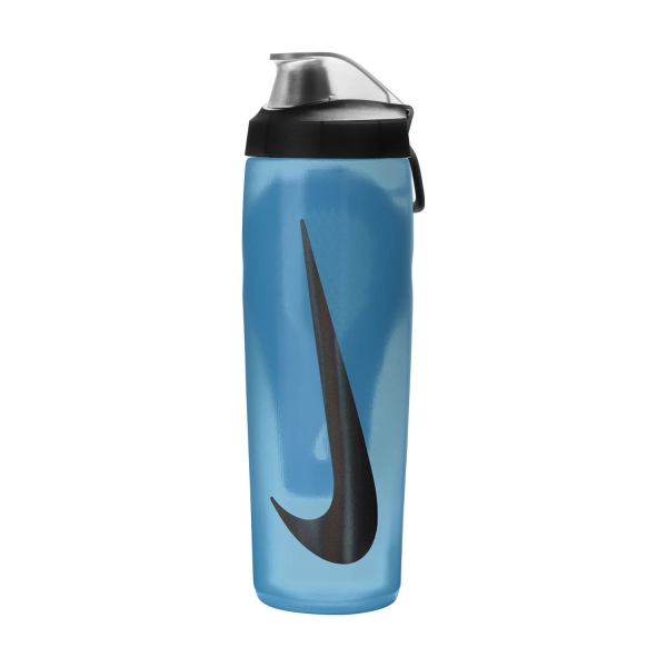 Water Bottle Nike Refuel Locking Water Bottle  Baltic Blue/Black/Black Iridescent N.100.7668.420.24
