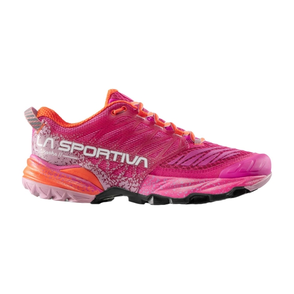 Women's Trail Running Shoes La Sportiva Akasha II  Springtime/Cherry Tomato ZFRS067P11R22