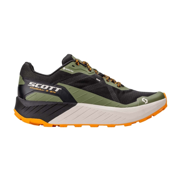 Men's Trail Running Shoes SCOTT Kinabalu 3 GTX  Black/Flash Orange 4177887748