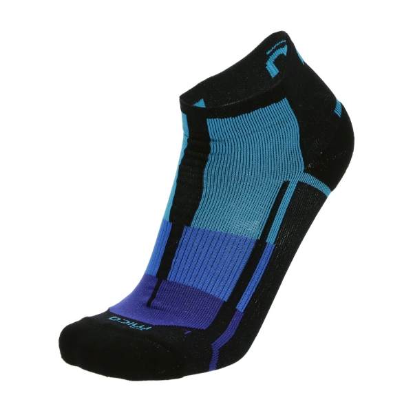 Socks Mico Light Weight Odor Zero IONIC+ Socks Woman  Nero/Turchese CA 1509 595