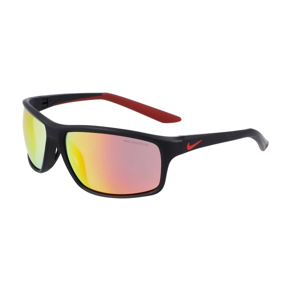 Running Sunglasses Nike Adrenaline 22 Sunglasses  Matte Black/Red Mirror NKDV2155010