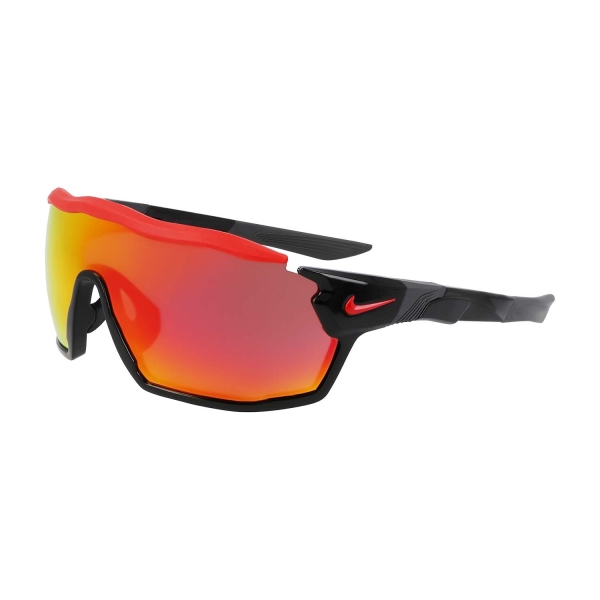Running Sunglasses Nike Show X Rush Sunglasses  Black/Red Mirror NKIU8057XN010
