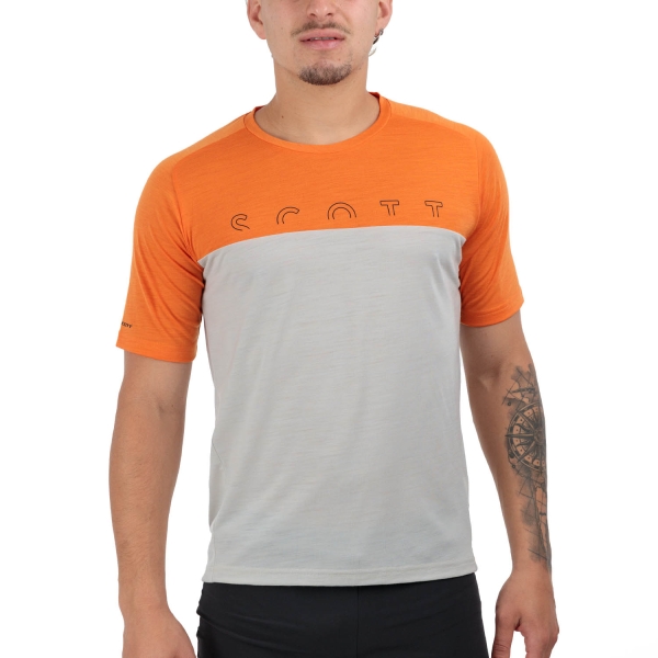 Men's Outdoor T-shirt SCOTT Defined TShirt  Flash Orange/Dust White 4144737727