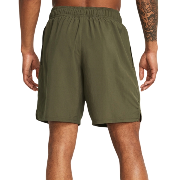 Under Armour Woven Split 9in Pantaloncini - Marine Od Green/Black