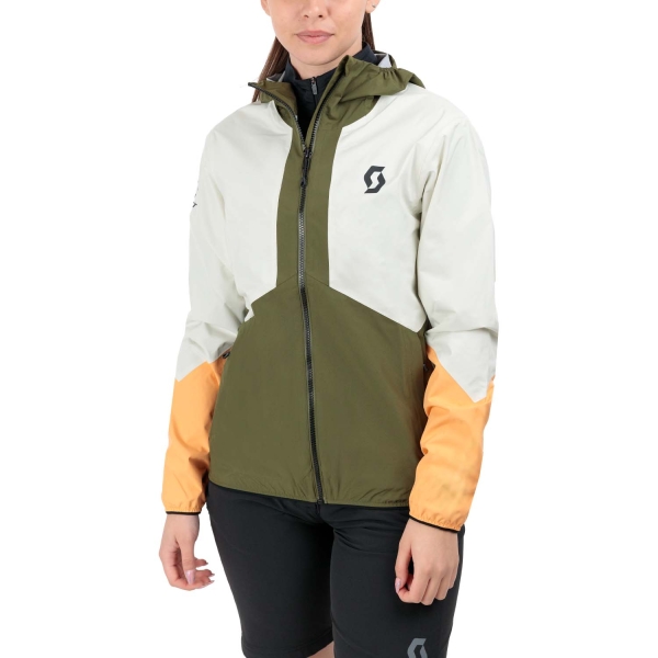 Women's Outdoor Jacket and Shirt SCOTT Explorair Jacket  Fir Green/Soft Yellow 4041137738