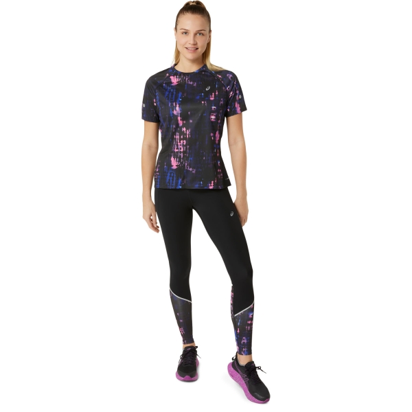 ASICS Road Lite-Show Tights - Performance Black/Bold Magenta
