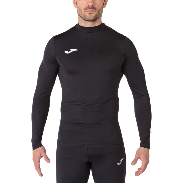 Men's Running Shirt Joma Brama Academy Shirt  Black 101018.100