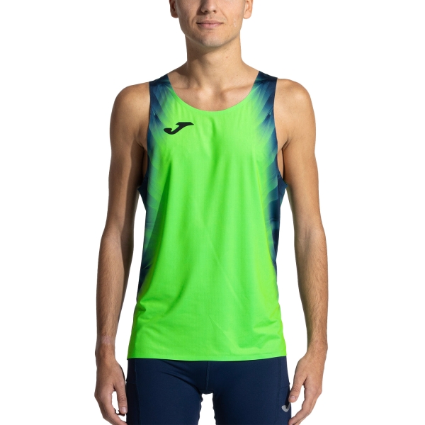 Men's Running Tank Joma Elite XI Tank  Fluor Green/Navy 103800.023