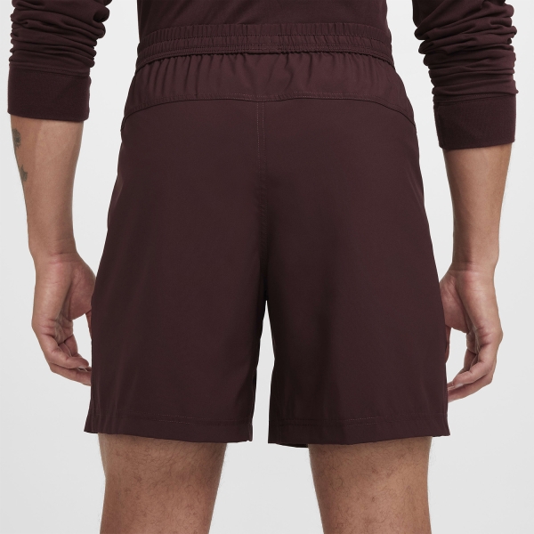 Nike Form Swoosh 7in Shorts - Burgundy Crush/Black