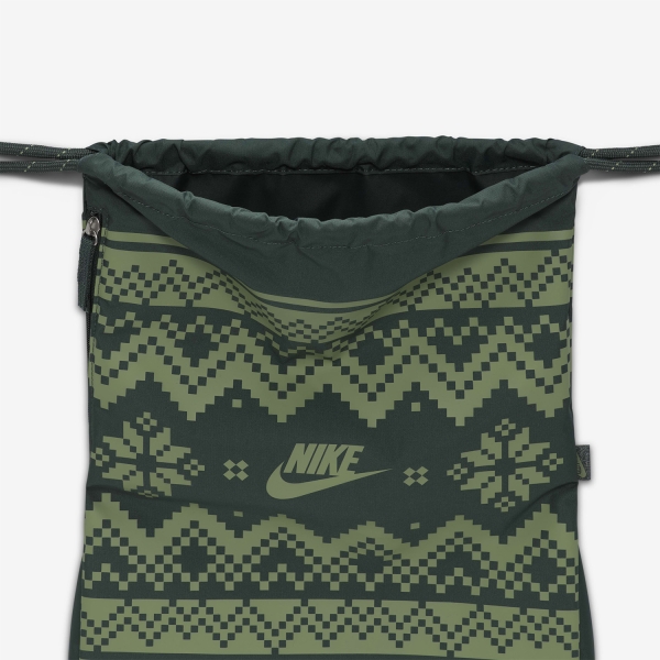 Nike Heritage Graphic Sackpack - Vintage Green/Oil Green