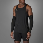 adidas ADIZERO Logo Tank - Black