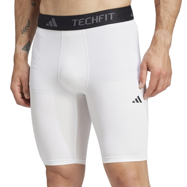 Men's Underwear Tights adidas Base Short Tights  White IW5838