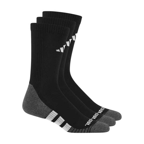 Socks adidas Performance CLIMACOOL Logo x 3 Socks  Black/White JC6411
