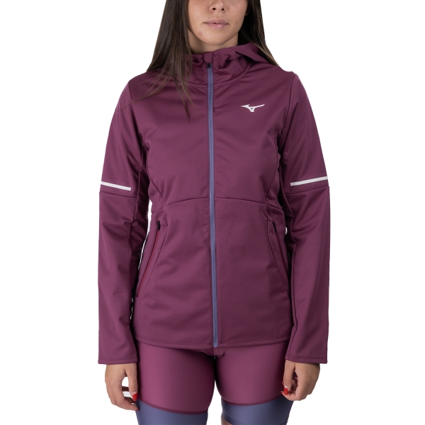 Women's Running Jacket Mizuno Thermal Charge Jacket  Violet Quartz J2GEB70364