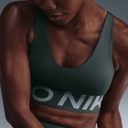 Nike Indy Plunge Sports Bra -  Vintage Green/Jade Horizon/White