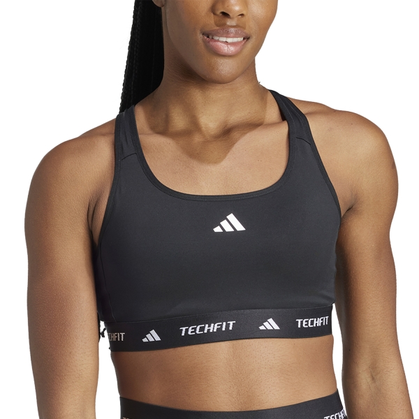 Sujetador Deportivos Mujer adidas TechFIT Pro Sujetador Deportivo  Black JG1409