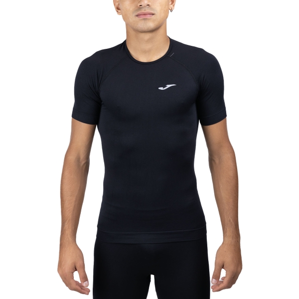 Men's T-Shirt and Tank Underwear Joma Brama Classic Logo TShirt  Black 101652.100