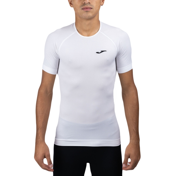 Men's T-Shirt and Tank Underwear Joma Brama Classic Logo TShirt  White 101652.200