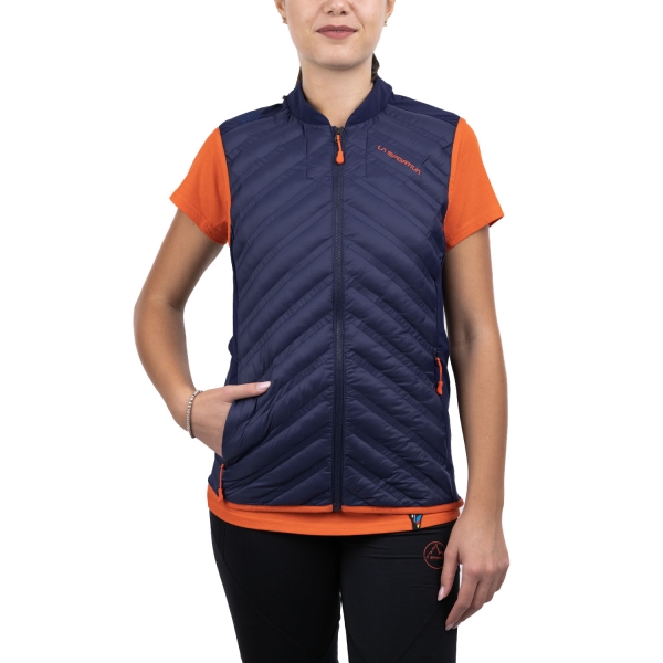 Giacca Trail Running Donna La Sportiva Alya Vest  Deep Sea/Cherry Tomato Q45643322