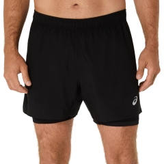 ASICS Core 2 in 1 5in Pantaloncini - Performance Black