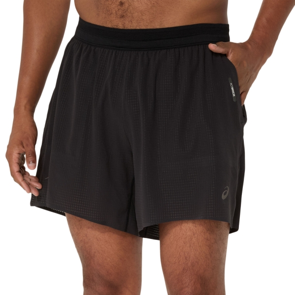 Men's Trail Running Shorts ASICS Fujitrail Elite 6in Shorts  Performance Black 2011D268001