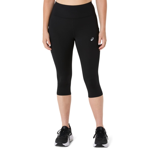 Women's Running Tights ASICS Core Logo Capri  Performance Black 2012D179001