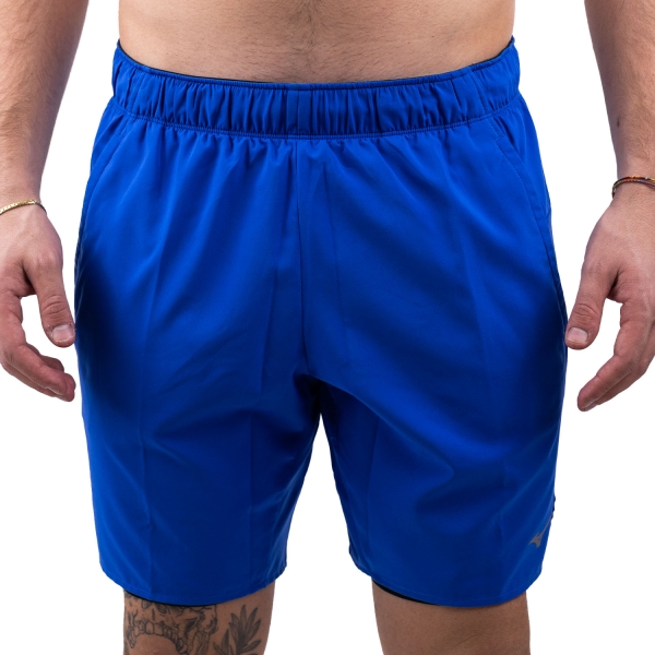 Men's Running Shorts Mizuno Core 2 in 1 7.5in Shorts  Reflexblue J2GBB00716